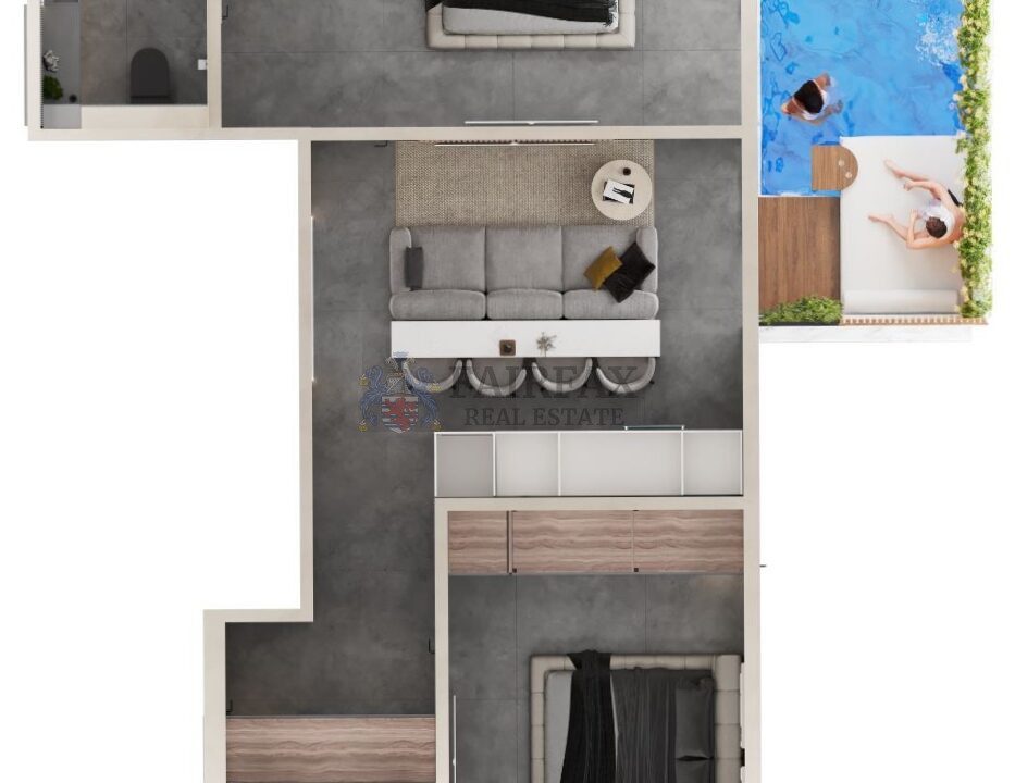 57 sqm Ground Floor